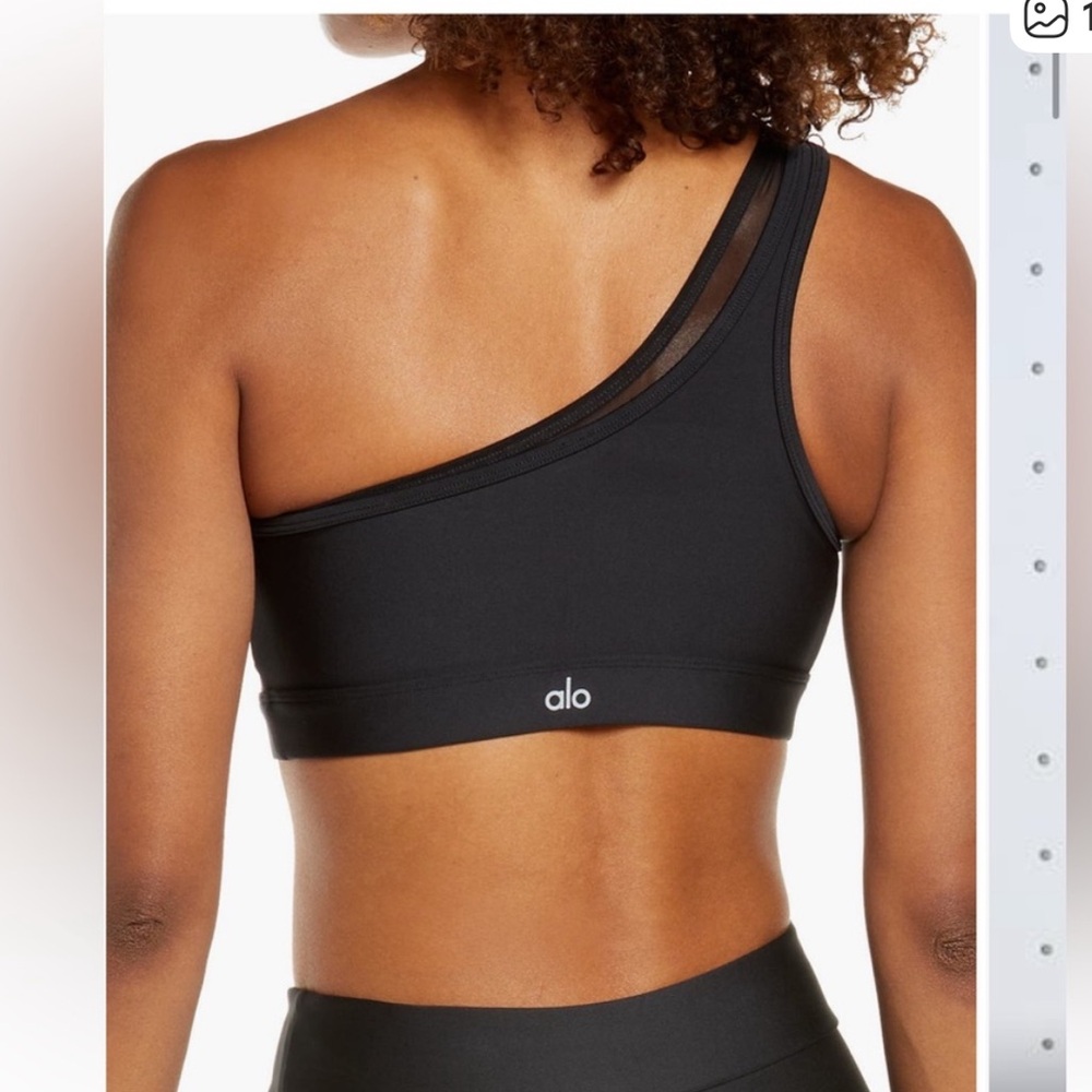 ALO Yoga Airlift Black Excite Bra - Picture 3 of 7